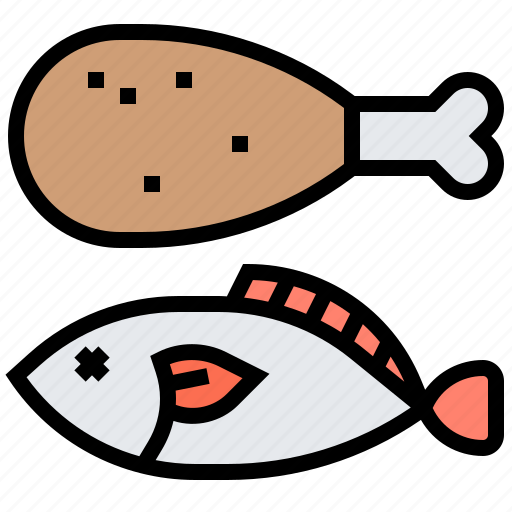 Fish, food, meat, nutrition, protein icon - Download on Iconfinder