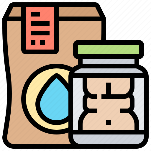 Food, nutrition, protein, supplementary, whey icon - Download on Iconfinder