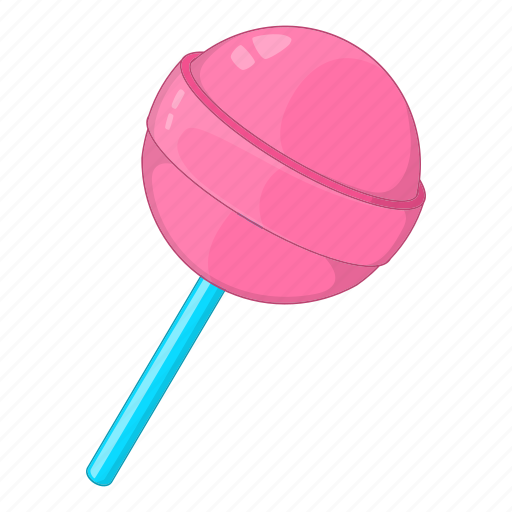 Candy, lollipop, pink, round icon - Download on Iconfinder