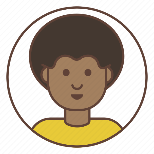 Avatar, character, head, line, man icon - Download on Iconfinder