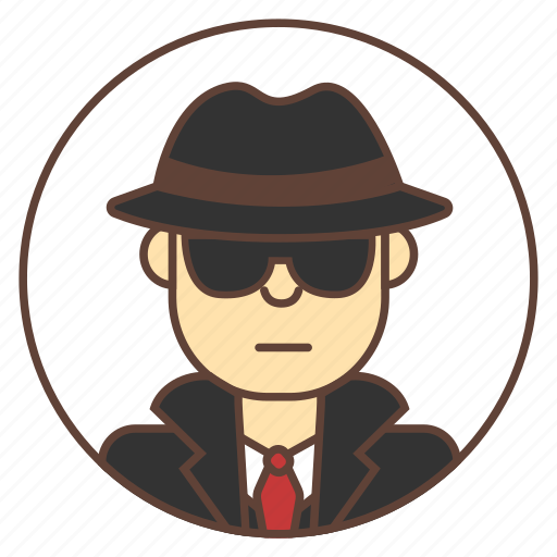 Avatar, hat, spy, sunglasses icon - Download on Iconfinder