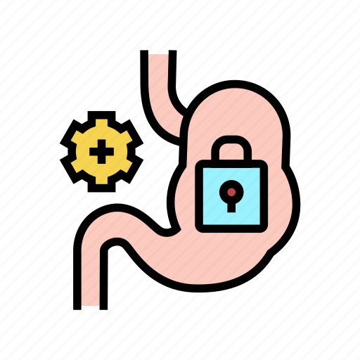 Stomach, work, stop, disease, treatment, gastrointestinal icon - Download on Iconfinder