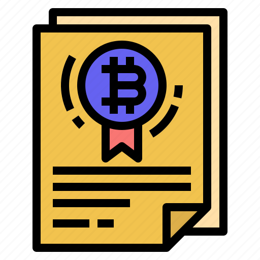 License, contract, legal, cryptocurrency, bitcoin, cryptocurrency license, bitcoin license icon - Download on Iconfinder