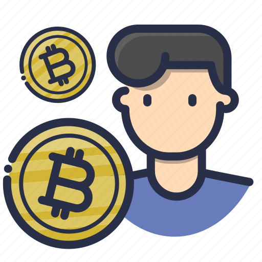 User, bitcoin, man icon - Download on Iconfinder
