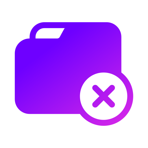 Folder, delete, cancel, data, storage, file icon - Download on Iconfinder