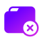 folder, delete, cancel, data, storage, file 