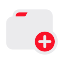 folder, add, archive, new 