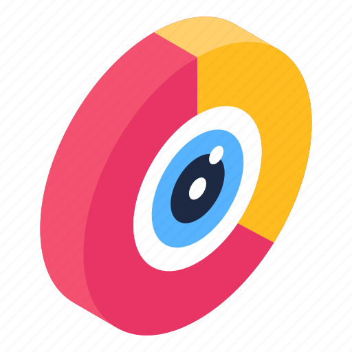Marketing eye, data eye, data monitoring, business eye, business view icon - Download on Iconfinder