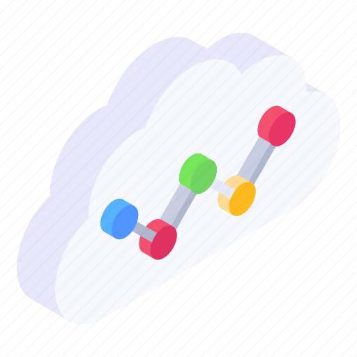 Cloud analytics, cloud chart, data analytics, cloud statistics, cloud data analytics icon - Download on Iconfinder
