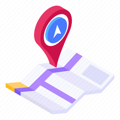 Map, location, gps, navigation, geolocation icon - Download on Iconfinder