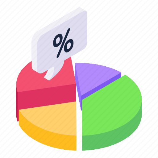 Percentage graph, percentage chart, data analytics, pie chart, pie statistics icon - Download on Iconfinder