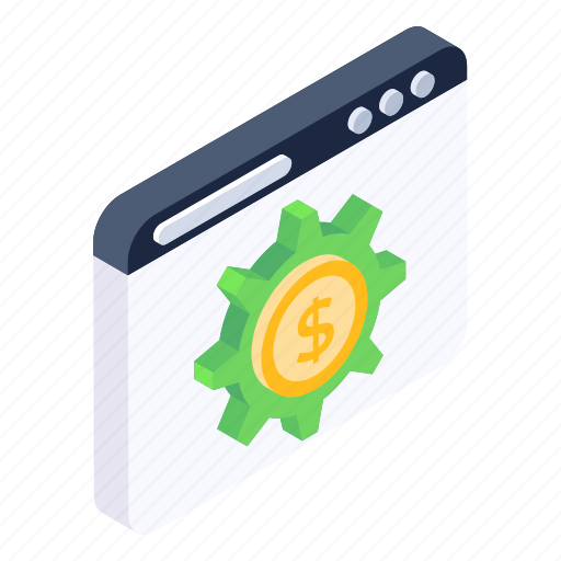 Finance setting, financial control, dollar management, financial management website, money management website icon - Download on Iconfinder