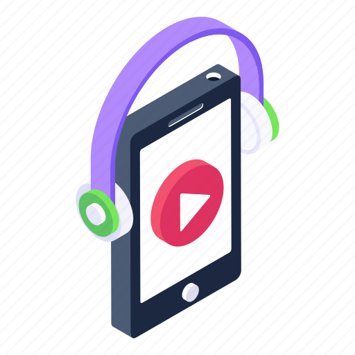 Listening music, music headphones, video songs, mobile music, online music icon - Download on Iconfinder