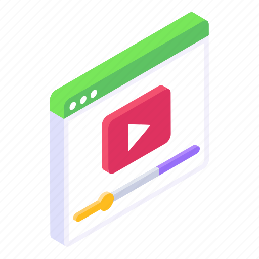 Online video, web video, video website, video streaming, multimedia icon - Download on Iconfinder