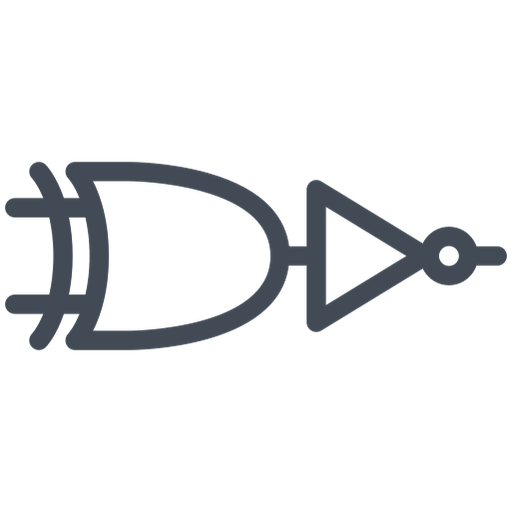 Circuit, diagram, electric, electronic, equivalent logic gate xnor, logic gate icon - Download on Iconfinder