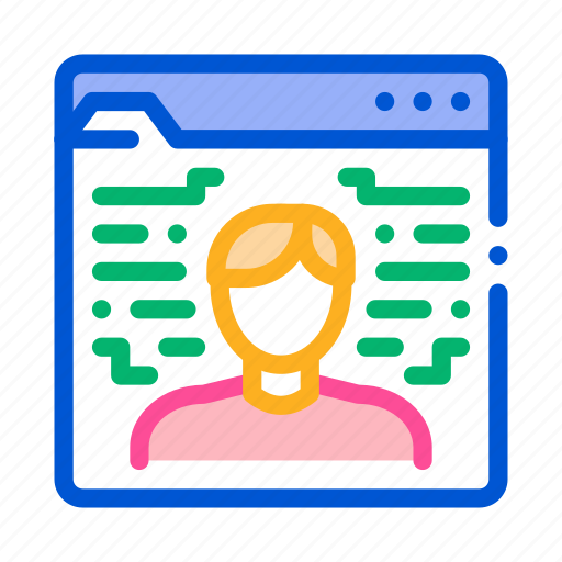 Human, electronic, identity, digital, document icon - Download on Iconfinder