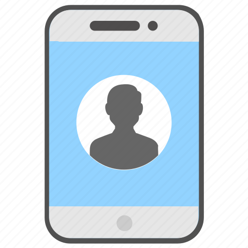 Mobile account, mobile profile, profile picture, user access, user authorization icon - Download on Iconfinder