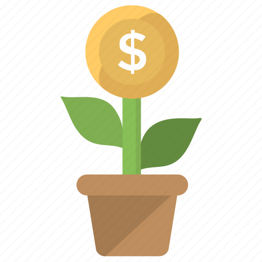 Financial growth, financial planning, investing money, money plant, personal finance icon - Download on Iconfinder
