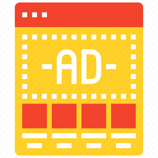 Ad, banner, landing, marketing, page, template, web icon - Download on Iconfinder