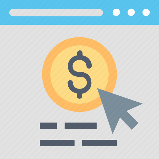 Click, cursor, income, marketing, money, pay per click, seo icon - Download on Iconfinder