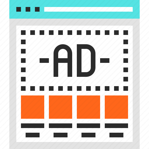 Ad, banner, landing, marketing, page, template, web icon - Download on Iconfinder