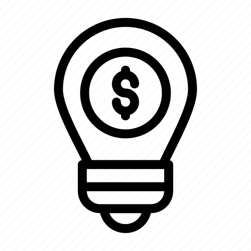 Bulb, creative, dollar, idea, light icon - Download on Iconfinder