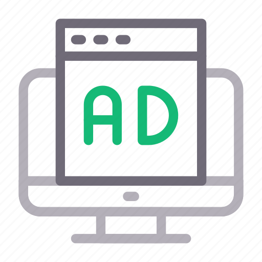 Ad, advertisement, digital, online, screen icon - Download on Iconfinder