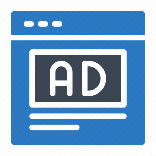 Ad, advertisement, browser, online, webpage icon - Download on Iconfinder