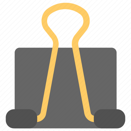 Binder clip, bulldog clip, clip, office clip, office supplies icon - Download on Iconfinder