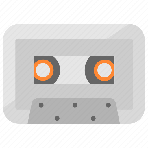 Audio tape, cassette, compact cassette, media, tape icon - Download on Iconfinder