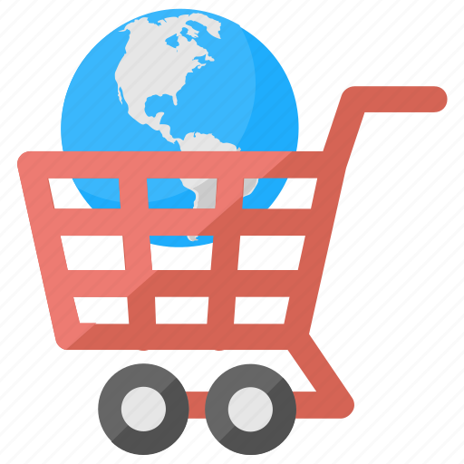 Ecommerce, global market, global shopping, international shopping, online worldwide shopping icon - Download on Iconfinder