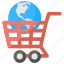 ecommerce, global market, global shopping, international shopping, online worldwide shopping 