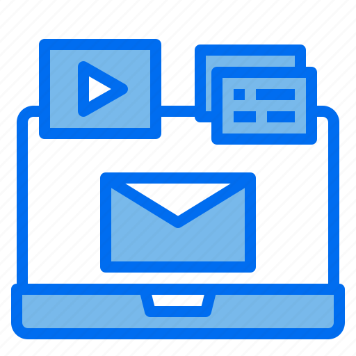 Digital, laptop, mail, marketing, media icon - Download on Iconfinder