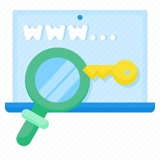 Keyword, seo, marketing, website, key, searching icon - Download on Iconfinder