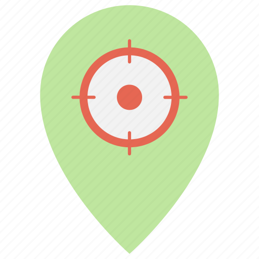 Location target, geo location, pin, gps icon - Download on Iconfinder