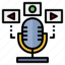 microphone, on air, live, broadcasting, voice recorder 