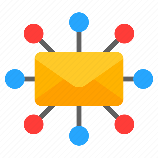 Email, mail, message, letter, communication, network, connection icon - Download on Iconfinder