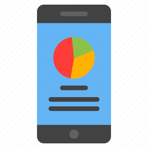 Report, chart, graph, pie chart, advertisement, analysis, smartphone icon - Download on Iconfinder