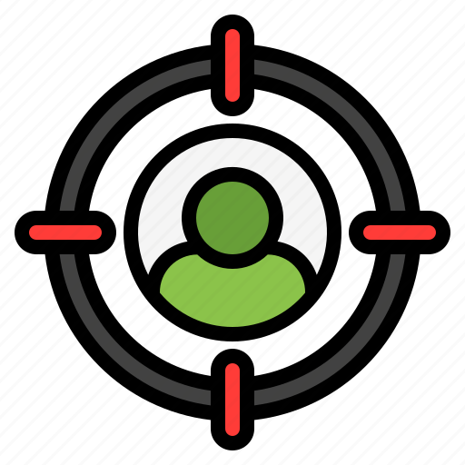 Target, audience, goal, focus, success, people, user icon - Download on Iconfinder