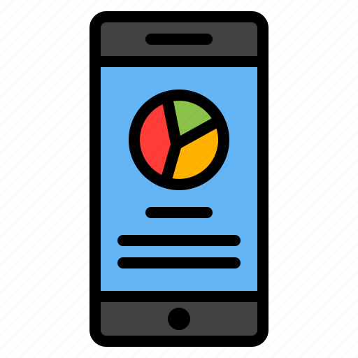 Report, chart, graph, pie chart, advertisement, analysis, smartphone icon - Download on Iconfinder