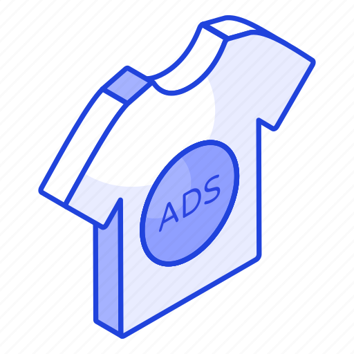 Sponsored, ad, advertisement, marketing, shirt, publicity, campaign icon - Download on Iconfinder
