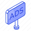 advertisement, board, billboard, display, hoarding, marketing, ads