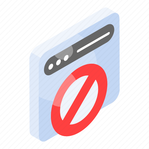 Blocked, website, webpage, access, denied, web, page icon - Download on Iconfinder