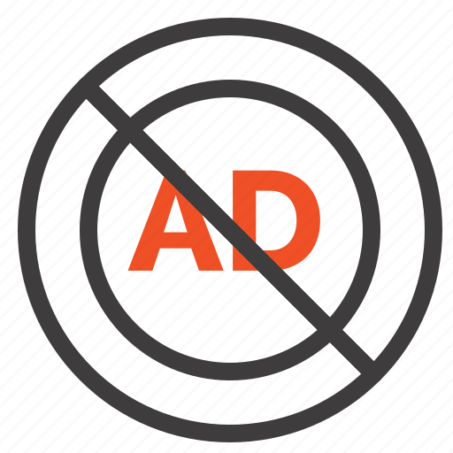 Ad, advertisement, advertising, block icon - Download on Iconfinder