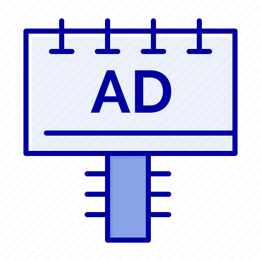 Ad, advertising, board, signboard icon - Download on Iconfinder