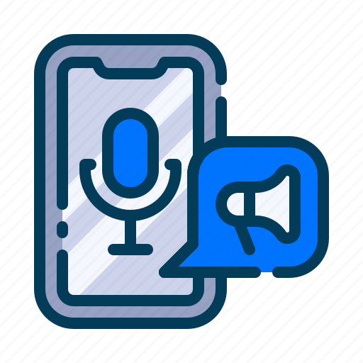 Advertising, business, digital, marketing, podcast, radio, voice icon - Download on Iconfinder