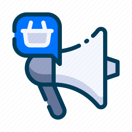 Advertising, business, campaign, digital, marketing, megaphone, promotion icon - Download on Iconfinder