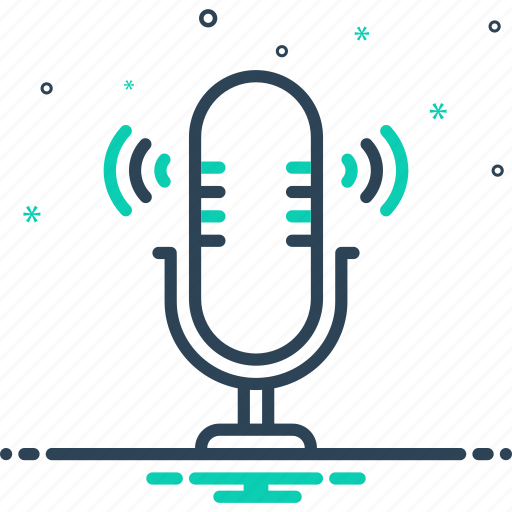 Podcast, microphone, record, mic, karaoke, performance, digital icon - Download on Iconfinder