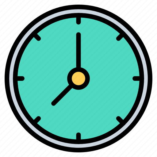 Clock, timepiece, wait, wall icon - Download on Iconfinder