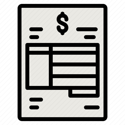 Invoice, bill, billing, payment, validating icon - Download on Iconfinder